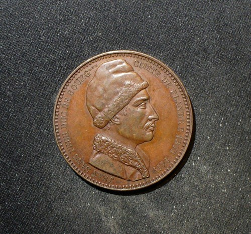 Belgium 1848 bronze medal - belgium,