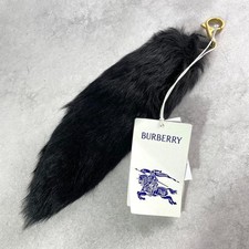 BURBERRY Fur Tail Bag Charm