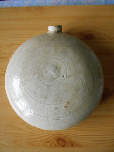 Bouillotte ancienne chauffe - bouillotte,
