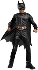 Costume Batman Black Line Deluxe Avec Muscles