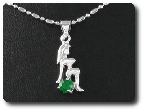 Pendentif emeraude mm - 5,