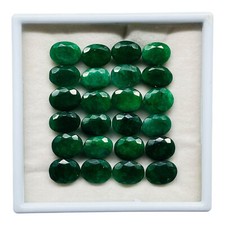 Émeraude Naturelle 24 Pcs