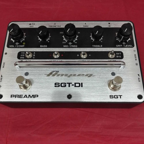 Ampeg sgt bass preamp pedal - ampeg,