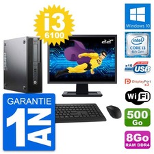 PC HP Z240 SFF Ecran 22" Intel