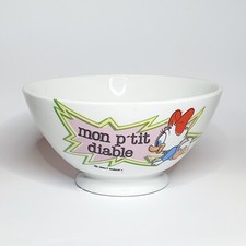 Ancien Bol Walt Disney Daisy vaisselle Mickey Lunéville Sarreguemines Digouin 