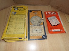 Lot de 17 cartes MICHELIN n° 56,67,67,68,69,70,71,72,73,74,75,77,80,81,83,84