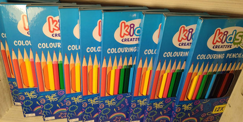 Lot 120 crayons - 12,