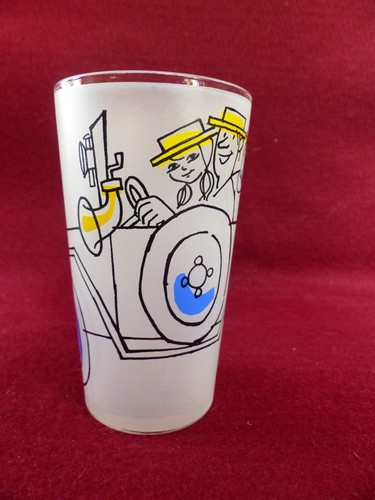 Verre signé cabu noir - 1, et
