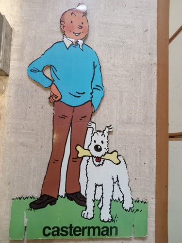 Plv publicité hergé tintin - hergé,