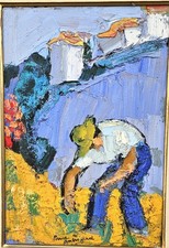 PAYSAN AU LABEUR par Pierre