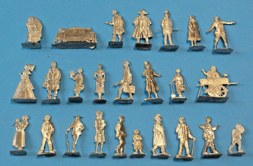 Plats étain zinnfiguren - plats,