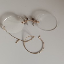 ancien lorgnons binocle pince