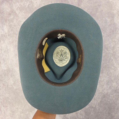 Akubra snowy river blue grey - river,