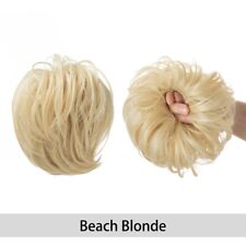 Extensions de cheveux synthétiques pour femmes postiche, chouchou Chignon, Donut