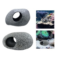 Aquariums  Aquariums Décoration Rocher Deux trous Jeu Aménagement paysager