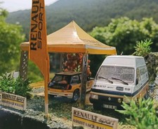 Diorama assistance rallye - assistance,