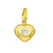 Pendentif Or Massif 18K Coeur