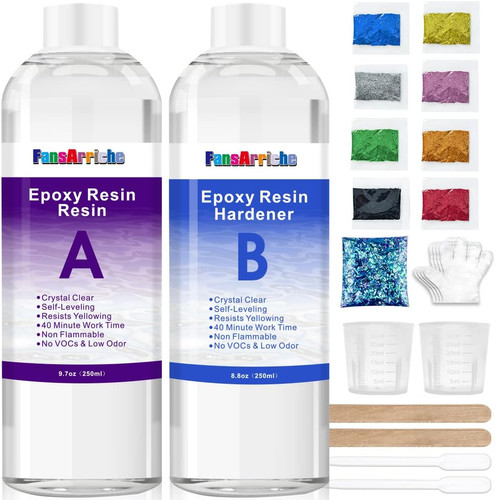 Resine epoxy transparente kit - resine,