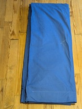 énorme coupon de tissu bleu pour vêtement de travail, sanfor, ameublement