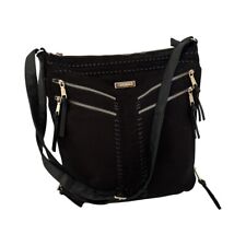 Sac à main bandoulière noir/or River Island NEUF- Bi- Matière