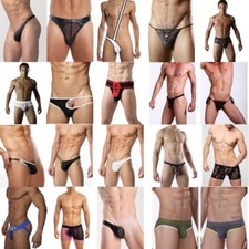 STRING HOMME SEXY TAILLE UNIQUE COULEUR BLANC