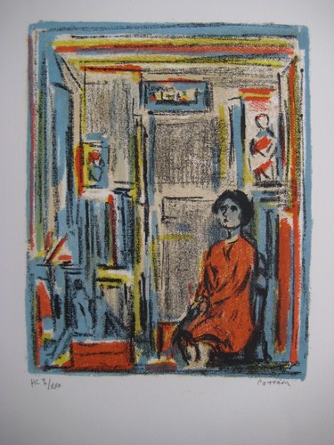Cottavoz andré lithographie - cottavoz,
