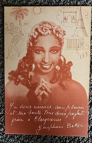 Josephine baker carte - baker,