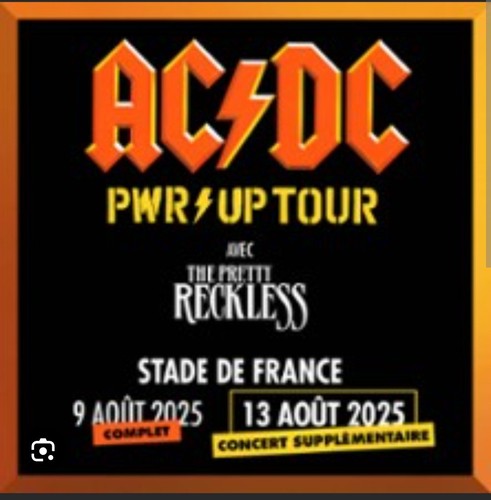 Places acdc pelouse fosse - 4,