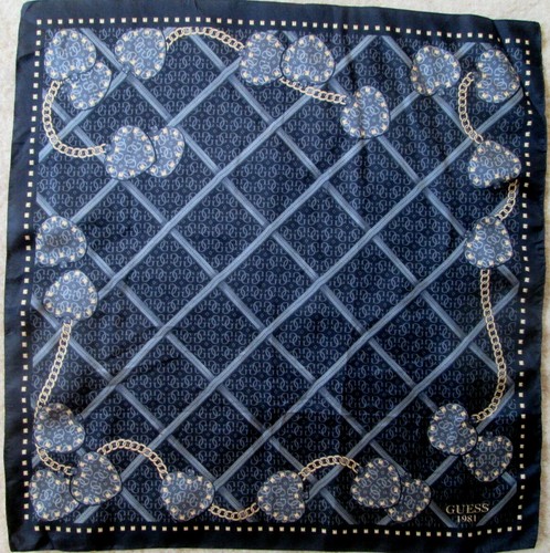Superbe foulard guess soie - ,