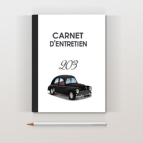 Carnet entretien peugeot 203 - carnet,