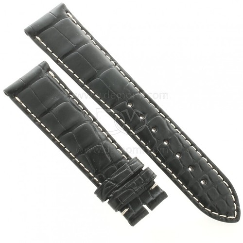 Longines cuir alligator noir - cuir,