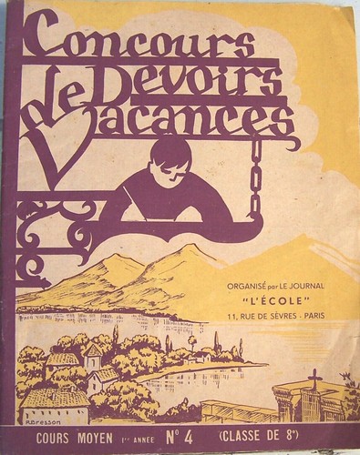Concours devoir vacances - de,