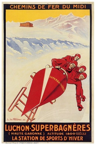 Affiche poster ski - affiche,