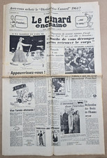 Le CANARD ENCHAINE numéro