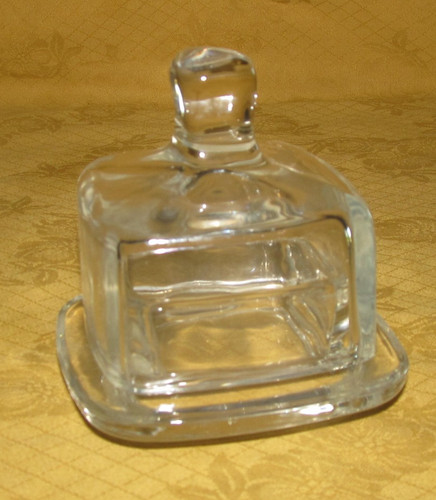 Petit beurrier verre - beurrier,