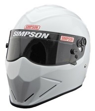 Simpson Diamondback Casque Snell Sa2020 Blanc Brillant M6 Msa Hans Stig Voiture