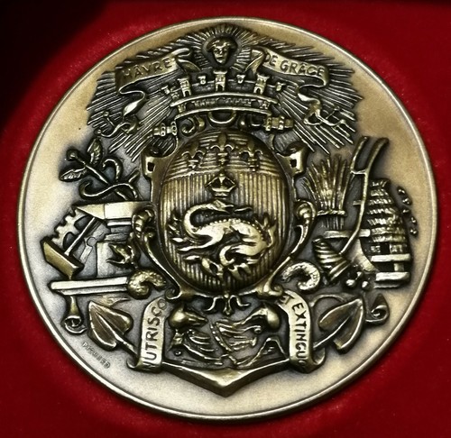 Medaille bronze le hâvre - bronze,