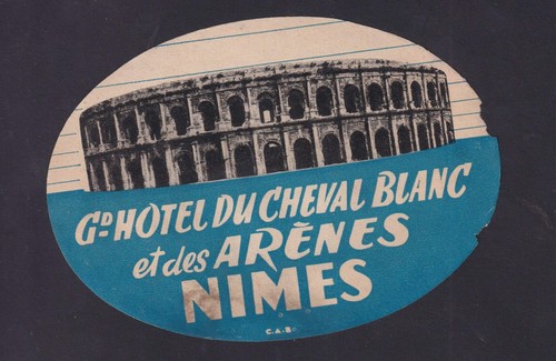 Ancienne étiquette bagage - étiquette,