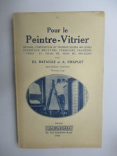Bataille & Chaplet "Pour le Peintre-Vitrier" / Editions Dunod 1935