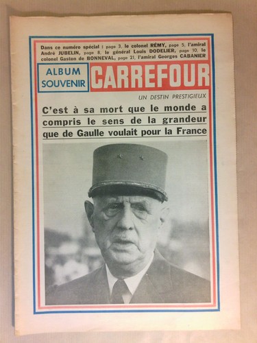 Rare journal carrefour - journal, "carrefour"