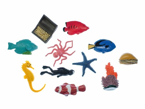 10x figurines poissons de - figurines,