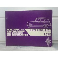 Renault R4 -1962- Manuel pieces detachees PR686 2eme edition - Renault REN-75686