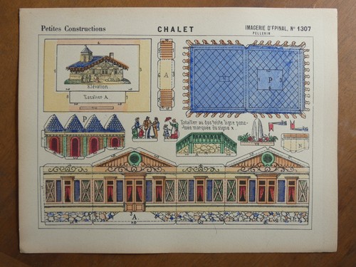 Maquette papier chalet - maquette,
