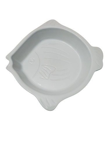 Deltis white fish shaped - white,