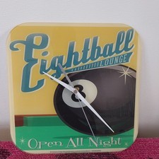 Rare horloge pendule Billard Snooker Anderson Design