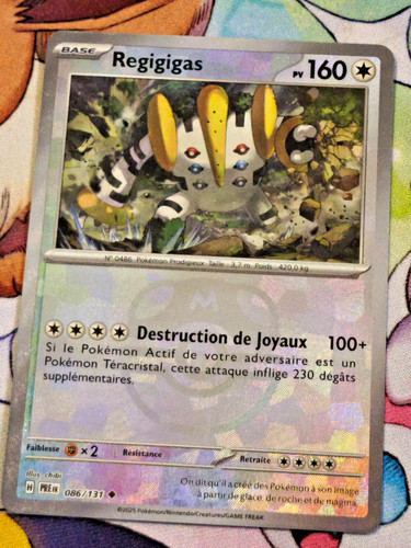 Carte pokémon régigigas - pokémon,