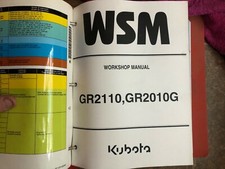 WSM kubota workshop manual