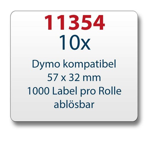 10x étiquette amovibles