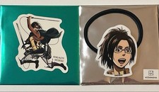 Ensemble de cravates de cheveux autocollant Attack on Titan Hanji...