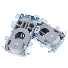  Lot de 2 poulies pour porte